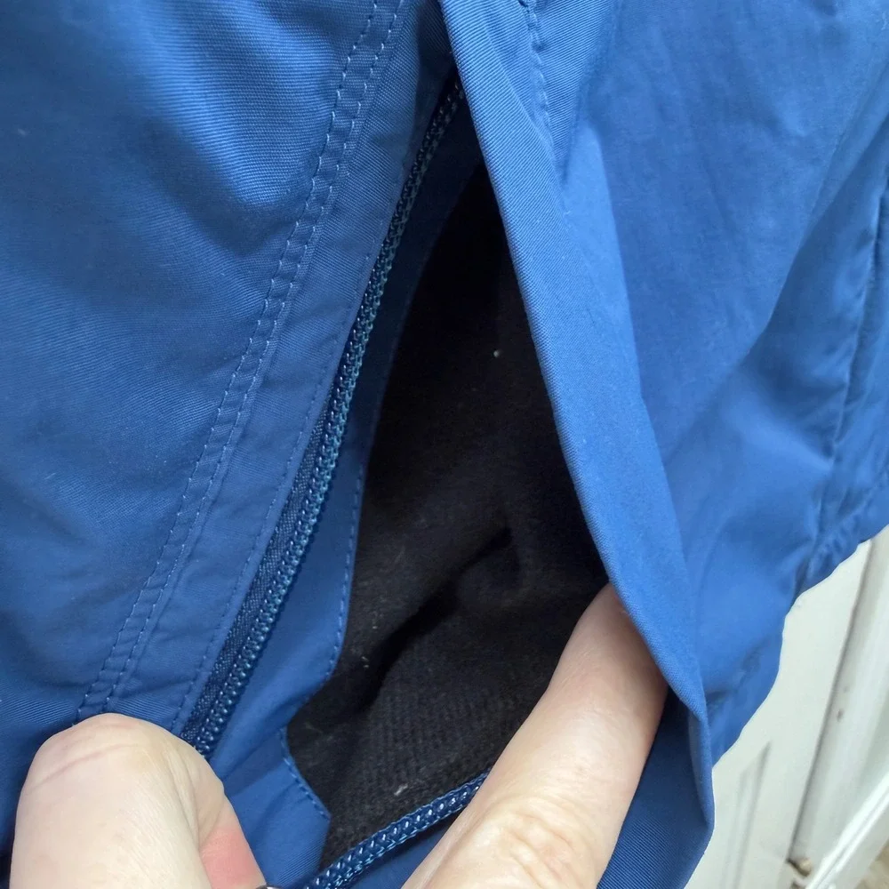 L.L. Bean blue fleece lined‎ vest men's large regular 0 BDR4